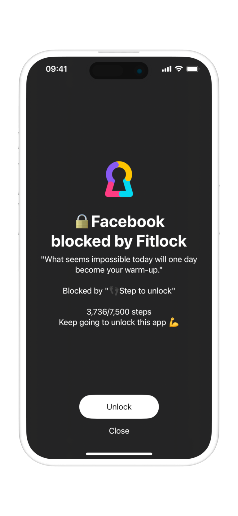 Fitlock - Block any app behind a health/fitness goal